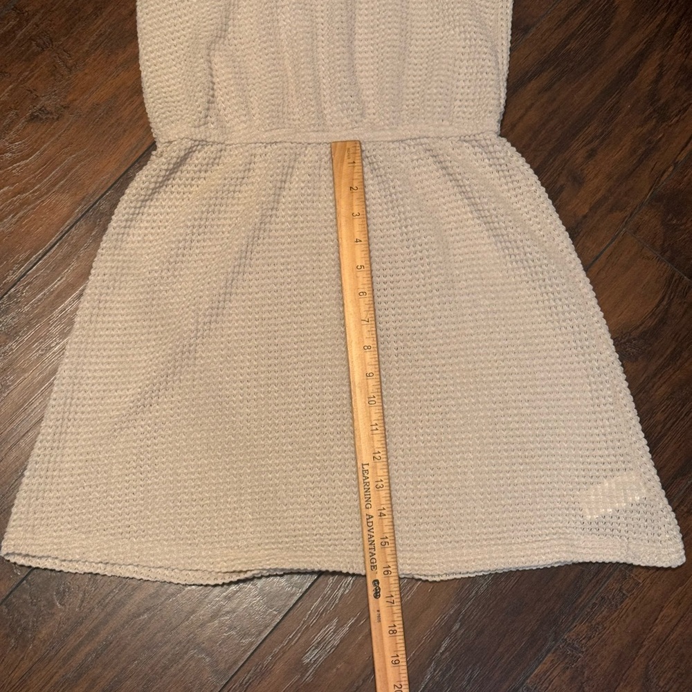 CUPSHE‎ Bathing Suit Crochet Cover Up Neutral Swimsuit Beach Summer Medium - Picture 7 of 10